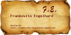 Frankovits Engelhard névjegykártya
